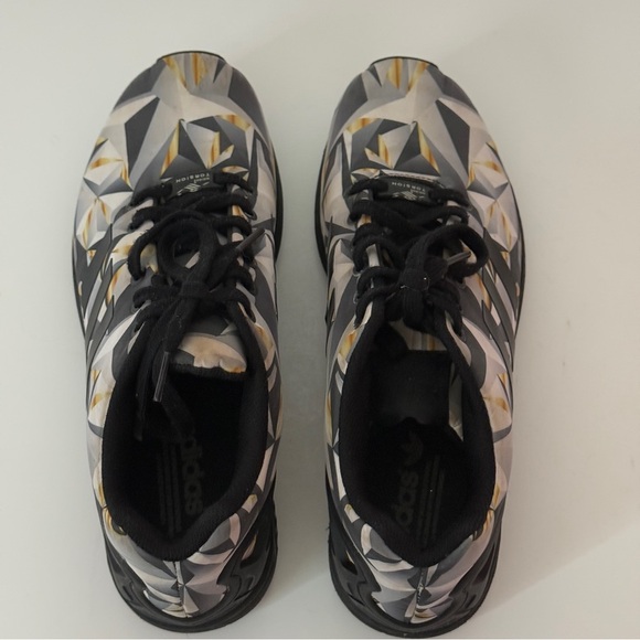 ADIDAS Men's ZX Flux “Geometric Print” Sneakers #AQ3149 Size US 10 - Picture 9 of 12